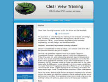 Tablet Screenshot of clearviewtraining.com